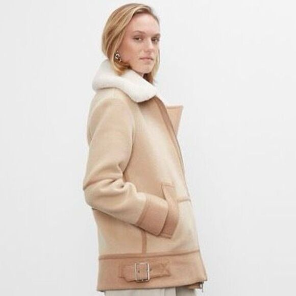 Bagatelle NYC Mixed Media Moto Jacket Faux Fur Collar - Picture 2 of 15